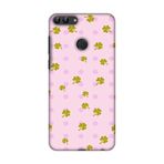 AMZER Huawei P Smart, Huawei Enjoy 7S için Slim Fit El Yapımı Tasarımcı Baskılı Çıtçıtlı Sert Kabuk Kılıf Arka Kapak, Ekran Temizleme Kiti ile Cilt - Shamrock-Olive HD Renk, Ultra Hafif Arka Kılıf