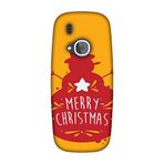 AMZER Nokia 3310 için Slim Fit El Yapımı Tasarımcı Baskılı Geçmeli Sert Kabuk Kılıf Arka Kapak - Çok Mutlu Noeller HD Renkli, Ultra Hafif Arka Kılıf