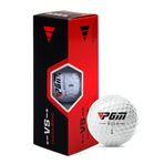 AMZLORD 3 ADET Golf Topları Profesyonel, Spins Daha Az ve Daha Hızlı Üç katmanlı Spor Golf Topu Seti, Erkekler Kadınlar için Pratik Golf Aksesuarları Acemi