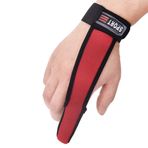 AMZLORD Tek Parmak Balıkçılık Eldiveni (1 Paket) Döküm Örgülü Çizgiler Kaymaz Profesyonel Tek Parmak Eldiven Koruyucu, Sörf Balıkçılığı Erkekler için Kaymaz Parmak Eldiven Koruyucu (Kırmızı)