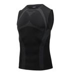AMZSPORT 111013 Kolsuz Siyah Erkek Spor T-shirt