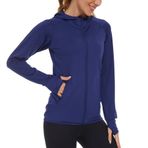 AMZSPORT 8003-7 Mavi Spor Kadın Ceket