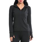 AMZSPORT 8003 Siyah Spor Kadın Ceket