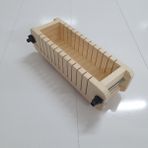 Anadolu Ağaç Dekoratif Ürünler 26 cm Baton Sabun Kalıbı 7x7 Ebat 2 cm Dilimli - 26 X 7X7