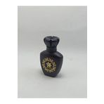 ANADOLU PARFÜM | Boş Cam Parfüm/Kolonya Sprey Şişesi, Mat Gül Desenli, Siyah Renkli, Şıklık Sunuyor Ve Kolaylığı Doldurulabilir, 50ml