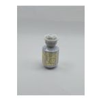 ANADOLU PARFÜM, Boş Doldurulabilir, Gri Renkli, Altın Süslemeli, Gri Çiçek Şeklinde Kapağı, Dekoratif ve Şık, Parfüm ve Kolonya Cam Şişesi, 50ml
