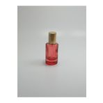 ANADOLU PARFÜM | Boş Parfüm Şişesi 30 ml Tekrar Dolum Yapılabilir, Altın Kapaklı, Kırmızı Rengi