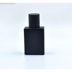 ANADOLU PARFÜM | Boş Parfüm Şişesi, Siyah Zarafet Kare Tasarımı, Kolay Doldurulabilir, 30ml