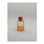 ANADOLU PARFÜM, Boş Silindirik Cam Parfüm/Kolonya Sprey Şişesi, Kolay Doldurulabilir, Turuncu Renkli, 50ml