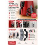 Anadolu Saray Çarşısı 5 Adet Yapışkanlı Airfryer Kablo Sabitleyici Düzenleyici Çok Amaçlı Kablo Tutucu Kablo Toparlayıcı