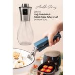 Anadolu Saray Çarşısı Airfryer Için 2li Set 200 Ml Yağ Püskürtücü Tabak Kase Tutucu Set Yemek Tutucu Püskürtmeli Yağdanlık