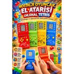 Anadolu Saray Nostaljik El Atarisi Tetris Oyunu Oyun Tetrisi Brick Game 9999 in 1 Retro Eğlence