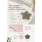 Anadolu Saray Pratik Yıldız Silikon Lavabo ve Küvet Tıkacı Süzgeçli Gider Koruyucu 1 Adet