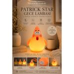 Anadolu Saray Şarj Edilebilir Patrick Star Gece Lambası Dokunmatik Silikon LED Uyku Lambası
