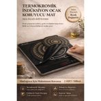 Anadolu Saray Termokromik Silikon İndüksiyon Ocak Koruyucu Isıya Dayanıklı Kaymaz Mat - 2 ADET