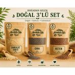 Anadolu Şifa Harput Sandaloz Sakızı, Chia Tohumu & Keten Tohumu (Sandalos Resin, Chia Seed & Flax Seed) 100 gr X3 Doğal Ürün