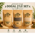 Anadolu Şifa Harput Sandaloz Sakızı, Karnıyarık Otu Kabuğu Tozu ve Chia Tohumu Doğal 3’lü Set 50 gr X3 (Mastic Gum, Psyllium Husk Powder & Chia Seed)