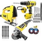 Anadolu Strong 1069-1033-803 24 v Darbeli Matkap 650 v Lazerli Dekupaj Ver Ayarı Taşlama Süper Set