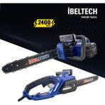 Anadolu Strong Elektrikli Testere 2400 Watt Ağaç Kesme Testeresi 40 cm Palalı Ibeltech - Siyah