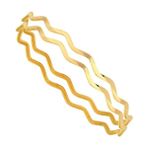 Anadolum Altın 20 gr 22 Ayar Zigzag Ajda Bilezik ( 10GR x 2 Adet ) - 6,0