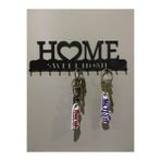 Anahtar Askısı Home Sweet Home, Dekoratif Anahtarlık, Anahtar Düzenleyici, DLC3D-DKRKLLK151