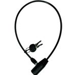 Anahtarlı Bisiklet Motor Kask Kilidi 65 cm 1 Adet Çelik Halatlı Dayanıklı Kilit 1410