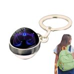 Anahtarlık Charm - Takımyıldız Çanta Aksesuarları, Karanlıkta Parlayan Dekoratif Kolye Araba Süsü Anahtar Sırt Çantası Dekoru için, Terazi burcu, Refer to description