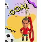Anahtarlık Futbolcu Figür Ronaldo Messi 9 cm Hediyelik (1 Adet Gönderim Sağlanır.)