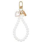 Anahtarlık İnci Anahtarlık, Bileklik Altın İmitasyon İnci Anahtar Zinciri, Çanta Askısı, Kız Çocuğu Sevimli Çanta Charms, Girly Key Ring Aksesuarı Araba Anahtarı için Hediye