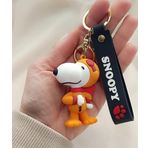 Anahtarlık Snoopy Köpek Charlie Brown Silikon Araba Çanta Süsü Karakter Figür Oyuncak Aksesuar