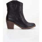 Analin Shoes Kadın Kovboy Bot - Siyah