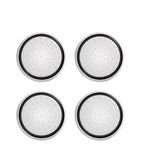 Analog Joystick Koruyucu Başlık, Silikon Thumb Grip | Thumb Stick Silikon Caps Grip Koruması Aksesuar Seti PS5 / PS4 / PS3 / Xbox/Switch Controller Kol için (4 adet) (Beyaz - Siyah)