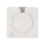 Analog Kablolu Termostat Merallı C430B Beyaz 16A 3.5kw