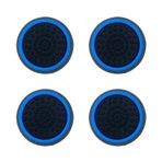 Analog Stick Cap Koruyucu Başlık, Silikon Thumb Grip | Thumb Stick Silikon Cap Grip Koruması Aksesuar Seti PS5 / PS4 / Xbox/Switch Controller için (4 adet) (Siyah Mavi)