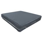 ANANMEI Köpek Yatak Kılıfları 44" U × 32" G × 4" H 600D Oxford Su Geçirmez Köpek Yatak Örtüsü Fermuarlı ve Taşıma Saplı Köpek Yatak Örtüleri Yıkanabilir Değiştirilebilir, Sadece Kılıf (Gri)