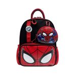 Anaokulu Sırt Çantası Spiderman Benzeri Erkek Çocuk Kreş Çantası 33*25 cm Ortopedik Örümcek Adam - Siyah