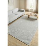 Anaska Home Elit Tasarım Sık Dokuma Gümüş Renk Jüt Taban Oturma Odası Salon Halısı Leke Tutmaz Toz Vermez 100 x 150, NK_SAHARA1113