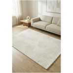 Anaska Home Elit Tasarım Sık Dokuma Krem Renk Jüt Taban Oturma Odası Salon Halısı Leke Tutmaz Toz Vermez 160 x 350, NK_SAHARA1113
