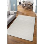 Anaska Home İskandinav Modern Halı Salon Halısı Mutfak Halısı Kolay Temizlenebilir Özel Kesim Krem Halı 80 x 250, NK_BONNIE1907CREAM