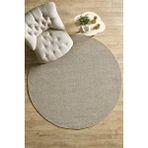 Anaska Home Modern Desenli Cool Halı Sisal Halı Bukleli Halı Bej Halı Düz Renk Halı Salon Halısı Yuvarlak