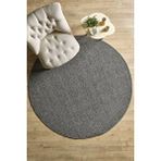 Anaska Home Modern Desenli Cool Halı Sisal Halı Bukleli Halı Gri Halı Düz Renk Halı Salon Halısı Yuvarlak