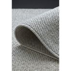 Anaska Home Modern Desenli Gümüş Sisal Yumuşak Jüt Halı 80 x 350 cm Antialerjik Leke Tutmaz, NK_LOOM4300