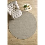 Anaska Home Modern Halı Sisal Bukleli Halı Bej Halı Salon Halısı Oturma Odası Halısı Yuvarlak Halı 200 x 200, NK_LOOM4300-Y