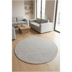 Anaska Home Modern Halı Sisal Bukleli Halı Krem Halı Salon Halısı Oturma Odası Halısı Yuvarlak Halı