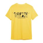 Anason İşleri Halay, Erkek Tişört (Sarı, 4XL)