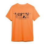 Anason İşleri Halay, Erkek Tişört (Turuncu, XL)