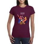 Anason İşleri İstanbul Sözleşmesi Yaşatır Bordo AS1 Alpha Kadın T-shirt