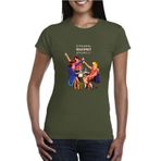 Anason İşleri İstanbul Sözleşmesi Yaşatır Haki AS1 Alpha Kadın T-shirt