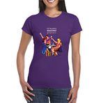 Anason İşleri İstanbul Sözleşmesi Yaşatır Mor AS1 Alpha Kadın T-shirt