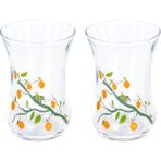 Anason İşleri Limon Ara Çay Bardağı 2'li Set - 90 ml - Şeffaf